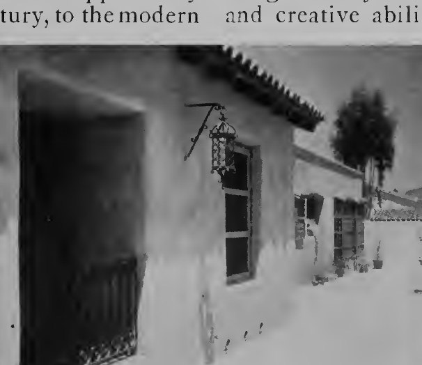 Street scene in the Rancho Santa Fe village, 1928