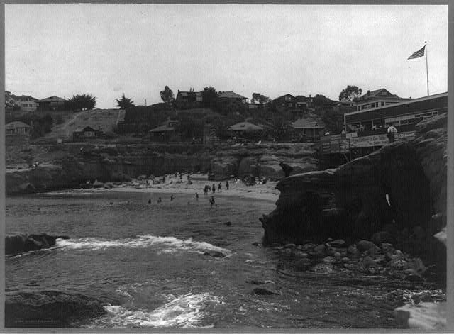 Beach and cliffs, La Jolla, California